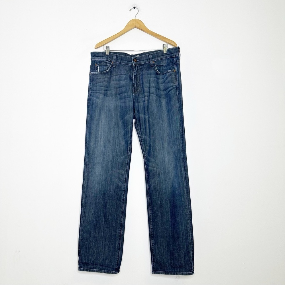 7 For All Mankind Men’s Austyn Distressed Straight Leg Jeans Size 38